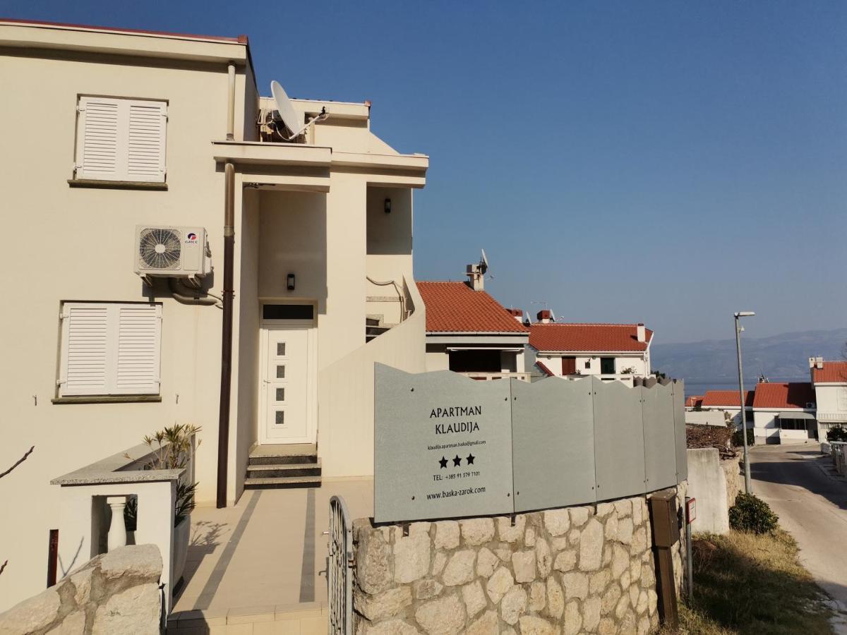 Apartman Klaudija Baška Esterno foto